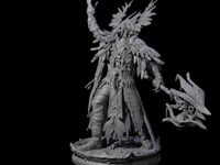 Raven Masked Master Dark Elf Druid