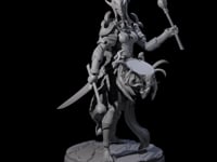 Rhythmic Dark Elf Drummer C
