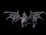 Swooping Dark Elf Manticore Rider D
