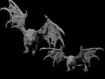 Two Stretching Dark Manticores
