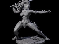 Ashara - Poised Human Barbarian