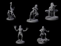 Five Screeching Ghouls
