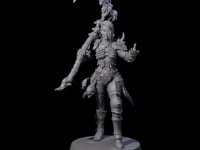 Gesturing Armoured Necromancer