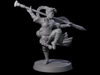 Great Hair Halfling Monk