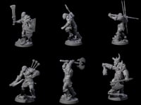 Six Bald Orcs