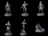Six Lurching Zombies