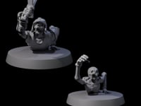 Two Crawling Skeletons
