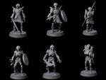 Six Clanking Armoured Skeletons