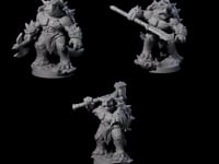 Three Beefy Tortle Warriors