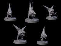 Five Pecking Abyssal Chickens