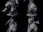 Four Demonic Ravagers riding Hellhounds