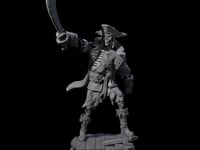 Falling Apart Pirate Skeleton Scallywag C