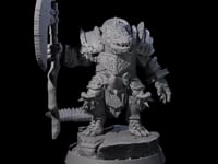 Aggressive Crocodilian Lizardfolk A