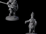 Two Death Paladin Dwarf Centaurs