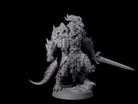 Scaled Dragonborn Swordsman