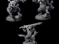 Three Massive Dragon Ogres