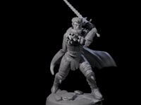 Flat Faced Elf Fighter