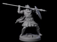 Striking Armoured Spearman