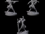 Three Wild Satyr Hunters