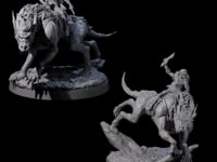 Two Insane Goblin Worg Riders