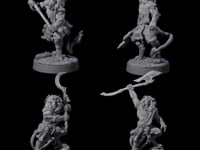 Four Striking Leonin Warblades