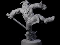 Burly Goatfolk Warrior E