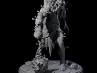 Flaming Mace Undead Giant