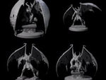 Four Static Gargoyles