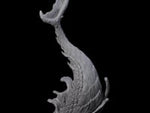 Crashing Sea Monster Tail A