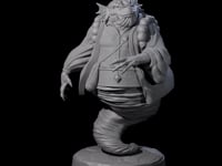 Swirling Locathah Djinni