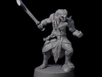 Muscular Yuan-ti Warrior F