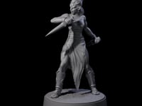 Slender Yuan-ti Priestess D