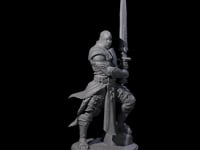 Scarred Barbarian Champion
