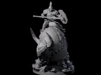 Charging Battle Yak Rider B