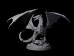 Flaming Adult Red Dragon