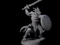 Swinging Dragonborn Flameblade A