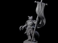 Swinging Dragonborn Flameblade G
