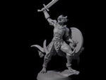 Swinging Dragonborn Flameblade H