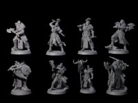 Eight Brave Woodland Barbarians