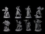 Eight Brave Woodland Barbarians