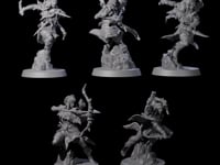 Five Ambushing Elf Rogues