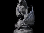 Hunched Young Black Dragon B