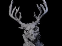 Wendigo Skull Dice Tower