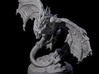 Hunched Young Black Dragon C