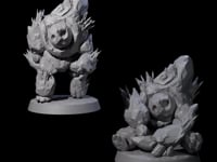 Two Cute Baby Ice Elementals