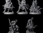 Five Sculking Marsh Archers