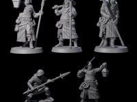 Five Investigating Town Militia