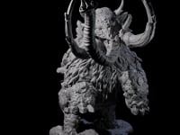 Rearing Stone Wooly Mammoth