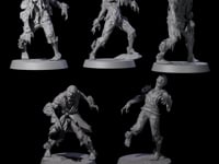 Five Clicking Fungal Zombies