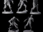 Five Clicking Fungal Zombies